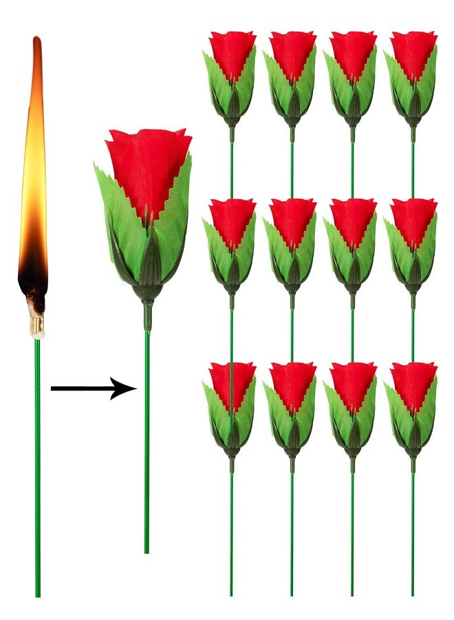Arouselove Fire Rose Magic, Tricks Show Props with Wax Block for Stage,Street,Party - Image 1